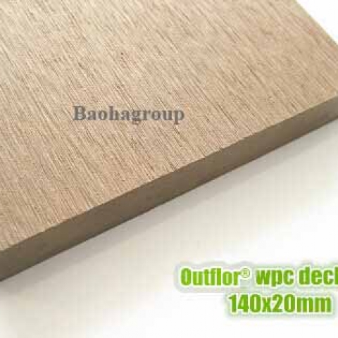 Sàn gỗ nhựa WPC ngoài trời tấm đặc OBM140S20A